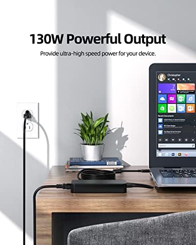130W 90W AC Laptop Charger Fit for Dell-Inspiron 7610 7510 7706 7700 3280 Vostro 7510 15 16 Laptop Power Adapter Supply Cord