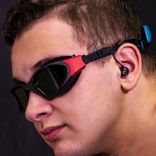 100% Waterproof SYRYN 2 Swimbuds Flip Bundle for Swimming with Music | 8 GB (2,000 Songs or 138 Hours of Audio) | Drag and Drop MP3, AAC, M4a, FLAC Using PC or Mac | No Spotify or Other Streaming