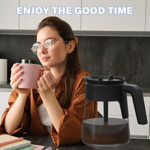 12 Cups CM401 Coffee Carafe Replacement Compatible with Ninja Coffee Maker CFP101 CFP201 CFP301 CFN601 CFP200 CFP250A CFP300 CFP305 CFP307 CFN602 CM400 CM401 CF090 CF091 CF092