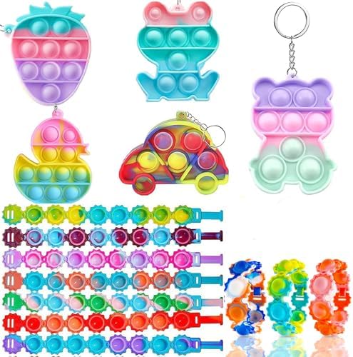 116 Pcs Party Favors for Kids 4-8-12,Pop Fidget Toys for Boys Grils, Treasure Box Toys for Classroom Prizes,Pinata Filler,Goodie Bag Stuffers,Treasure Chest Carnival Prizes,Easter Basket Stuffers