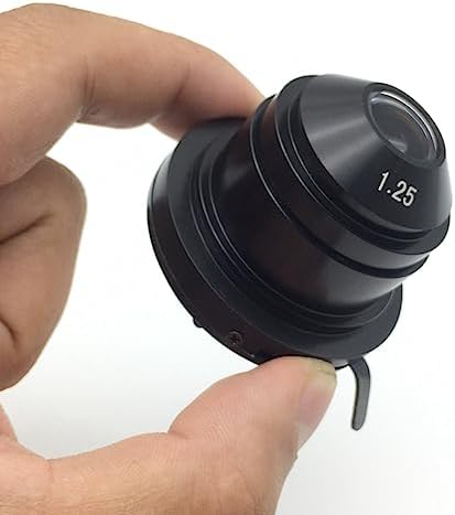 1 Piece Microscope Condenser (NA1.25) Optical Fittings with Variable Diaphragm for Converging Light in Bright Field