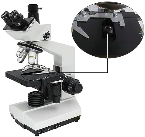 1 Piece Microscope Condenser (NA1.25) Optical Fittings with Variable Diaphragm for Converging Light in Bright Field