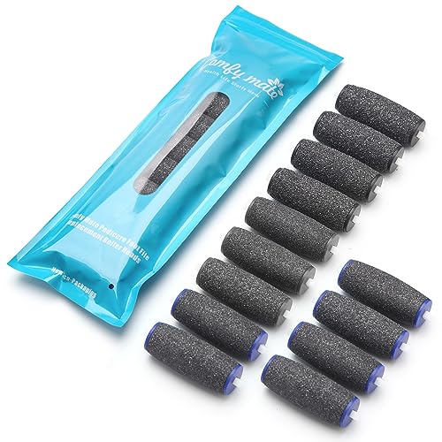 13 Pack Replacement Rollers for Amope Pedi Perfect Refills Electronic Foot File-(6 Extra Coarse& 7 Regular Coarse)