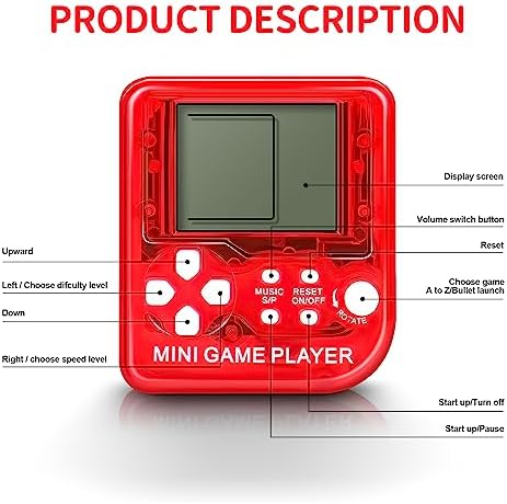 12Pcs Video Game Party Favors for Kids, Arcade Video Game Keychain Video Game Party Supplies