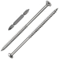 (53 pcs)#10X4 410 Stainless Steel Fastener Drywall Screws-Phillips with coarse Threaded tip, Black, Suitable for Drywall Slate, Wood, etc.(1 pounds)