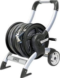 The Ames Company P-Aluminum Hose Reel Cart- Silver 200 Ft