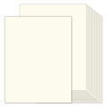 100 Sheets Cream Cardstock 8.5 x 11 Ivory Paper, Goefun Off White Card Stock Printer Paper for Cards Making, Office Printing, Certificate