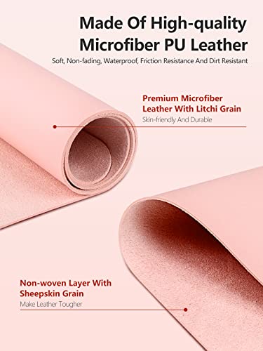(MAT ONLY) Nail Art Table Mat, Nail Arm Rest Pad for Acrylic Nails, Soft Microfiber PU Leather Nail Mat for Table, Foldable Nail Hand Rest Pillow Manicure Pad, Acrylic Nail Desk Mat for Nail Cushion
