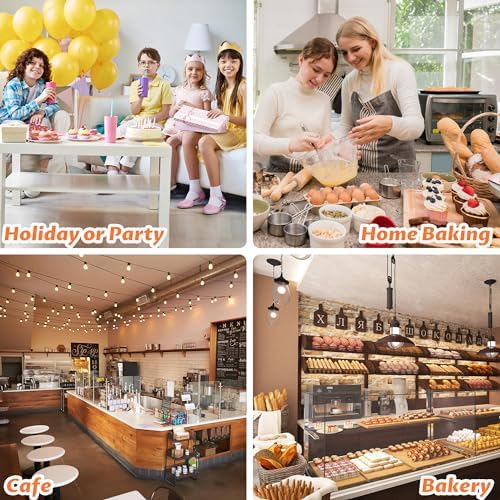 100 Pcs Bread Bags for Homemade Bread, Sourdough Paper Bread Bags With Window, 50% Thicker 13.7x8.2x3.7in, A Large Bakery Bags Used for Storage Bread & Snacks, 110 Cute Sealing Stickers With Ties