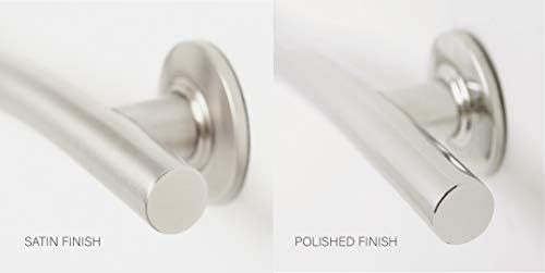 12-inch Coronado Designer Straight Bathroom Shower Grab Bar, Satin Stainless Steel, Brushed Nickel