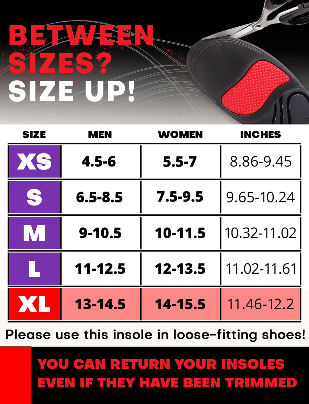 (Pro Grade) 220+ lbs Plantar Fasciitis High Arch Support Insoles Men Women - Orthotic Shoe Inserts for Arch Pain Relief - Boot Work Shoe Insole - Standing All Day Heavy Duty Support [Violet, XL]