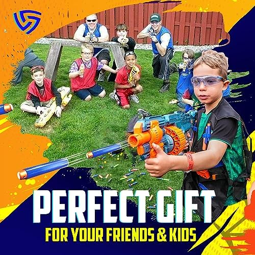 (300 Pack) Blue Nerf Darts - Compatible Foam Toy Elite 2.0 Darts, Nerf Ammo Bullets, Refill Dart