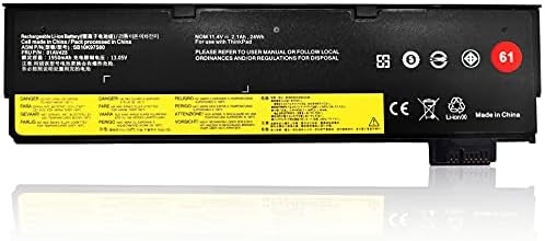 01AV423 SB10K97580 Laptop Battery for Lenovo ThinkPad T470 T570 T480 T580 P51S P52S TP25 A475 A485 Series 61 4X50M08810 01AV422 01AV424 01AV452 01AV490 4X50M08812 01AV427 01AV425 SB10K97584 61 24WH