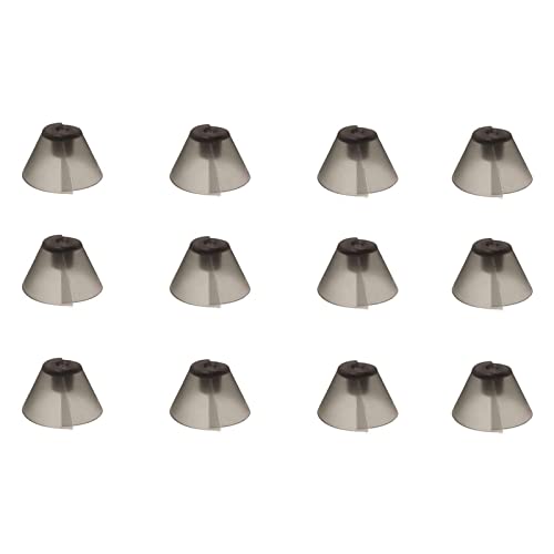 12 Counts GN Resound Sure Fit Hearing Aid Tulip Domes For Standard Receiver BTE Hearing Amplifier With Carry Case