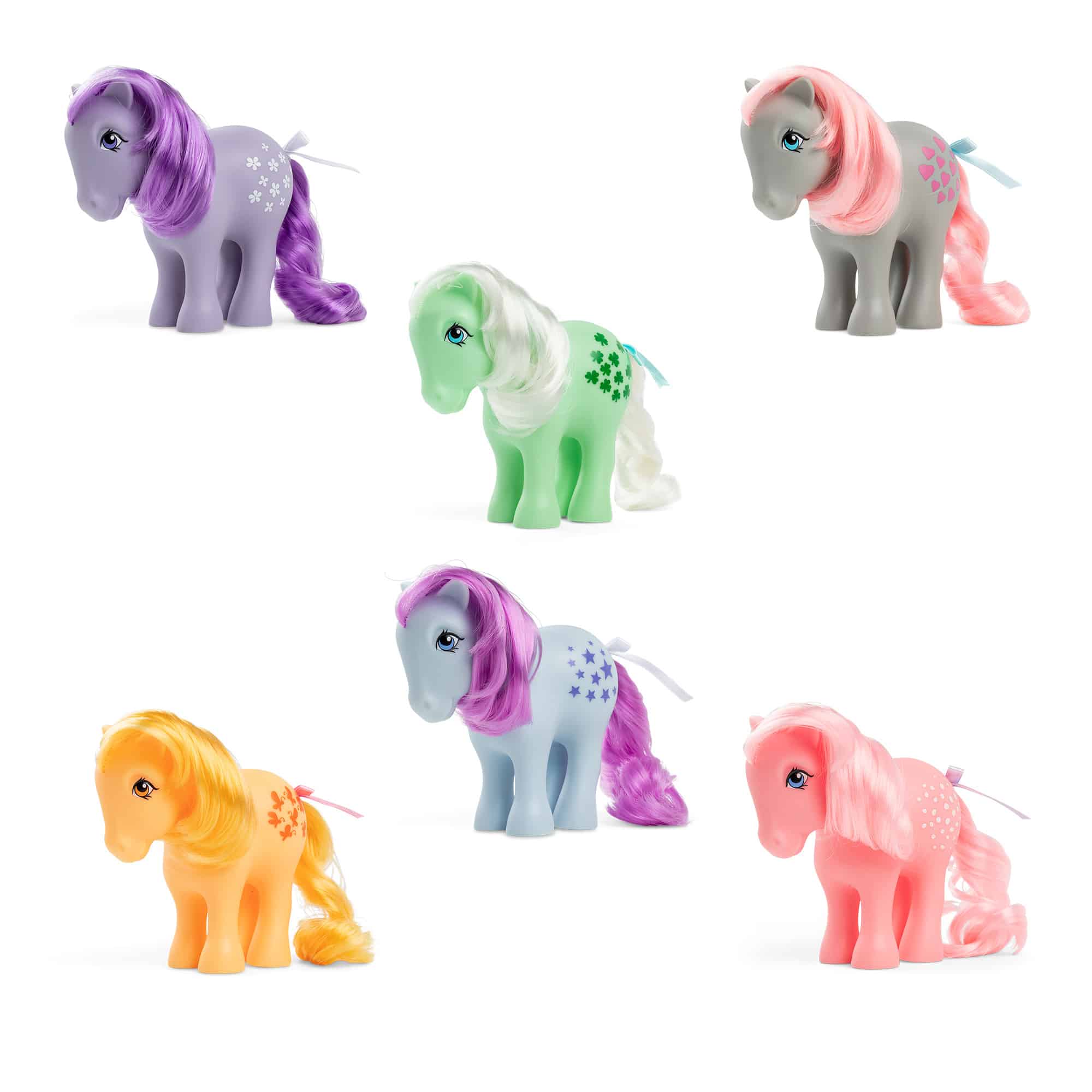 My Little Pony Classic 4" Collectible 40th Anniversary Ponies