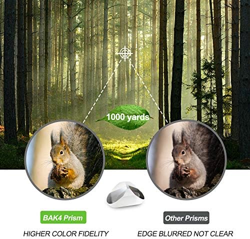 10 x 50 Binoculars for Adults, Powerful Binoculars for Bird Watching, Multi-Coated Optics Durable Full-Size Clear Binocular for Travel Sightseeing Outdoor Sports Games and Concerts