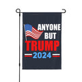 12x18 Anti Trump Garden Flag Double Sided Anyone But Trump 2024 Yard Flag Fuck Trump Impeach Trump House Flag Without Flag Stand