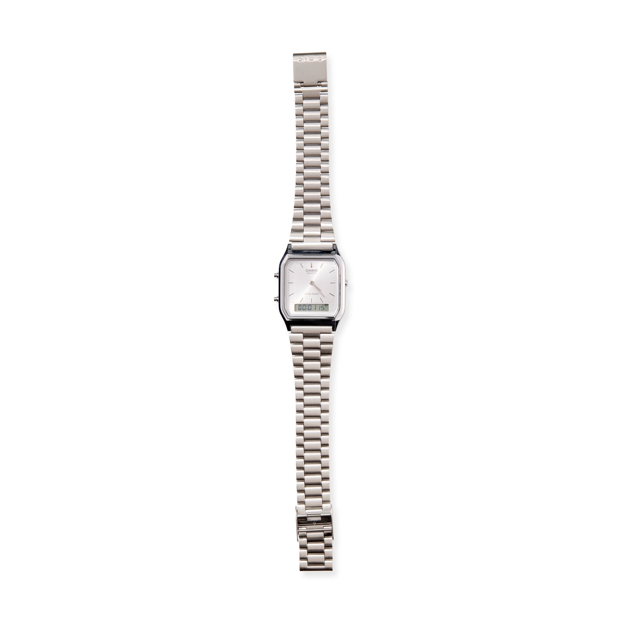 Casio AQ230 Analog Digital Watch - Silver