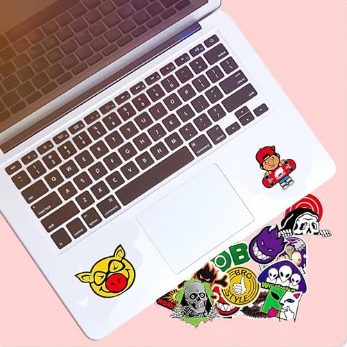 100Pcs Skateboard Stickers, Skateboading Pack Stickers for Suitcase Skateboard Laptop Computer Water Bottles Car Teens Boys Girls Decal Waterproof Sticker