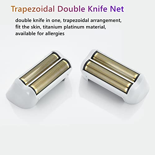 1 Pack Pro Shaver Replacement Foil and Cutters Compatible with andis No.17150/17155/17200 Shaver ProFoil Lithium Replacement" Golden