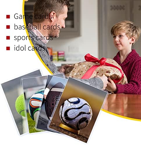 100 Pack 3"x4" Hard Plastic Card Sleeves Top Loaders for Cards, Baseball Card Protectors Hard Plastic, for Baseball Card, Game Cards, Trading Card, and So on