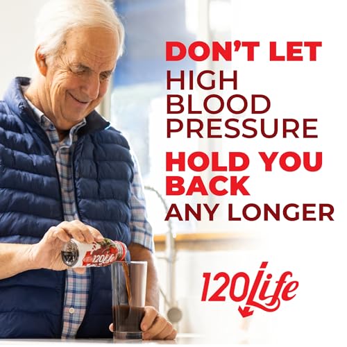 120/Life Blood Pressure Support, Beet Root Juice, Pomegranate Extract, Cranberry Juice, Tart Cherry, Hibiscus, and Magnesium (8 Fl Oz, Pack of 14) - Gluten-Free & Vegan