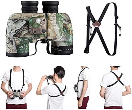 10X50 Marine Binoculars for Adults, Waterproof Binoculars with Rangefinder Compass,BAK4 Prism Navigation Birdwatching Hunting (Camouflage)