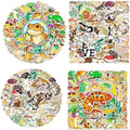 100 Packs Wall Lizard Stickers Water Bottles Laptop Phone Computer Guitar Skateboard Hydroflasks Gecko Cartoon Animal Vinyl Sticker Waterproof Aesthetic Trendy Decals for Teens Girls Adults