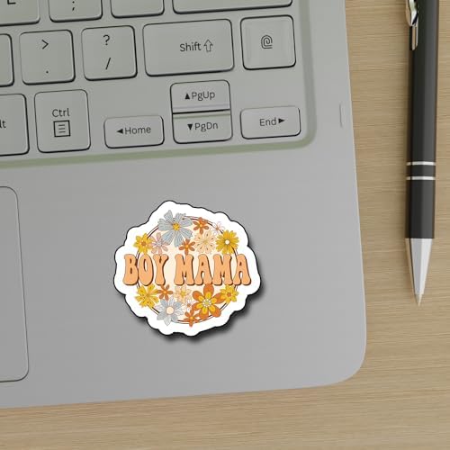 (3Pcs) Boy Mama Sticker, Decal Gift for Mom Mama Grandma Nana Funny Mama Decorate Books Laptop Phone Water Bottles Kindles Stickers Tumbler Sticker Waterproof Vinyl Decorate Sticker 3" Inch
