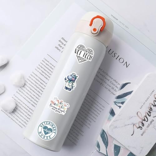 156Pcs Veterinary Stickers, Vet Stickers, Cute Veterinarian Stickers, Veterinary Gifts, Vinyl Waterproof Stickers for Water Bottle Skateboard Luggage Laptop Computer Phone