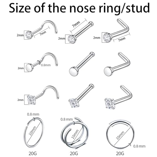 153Pcs Piercing Kit for all Body Piercings with Piercing Jewelry and Tools for Nose Septum Belly Button Lip Ear Tongue Cartilage Eyebrow and More with 12G 14G 16G and 20G Piercing Needles