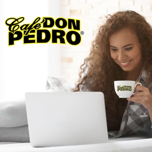(6-pack) Cafe Don Pedro American Roast Naturally Low Acid Coffee - Large Can for Coffee Lovers with Sensitive Stomachs - Delicious, Smooth Flavor, Medium Roast Stone Ground Coffee total of 12.94 lbs of Reduced Acidity Coffee
