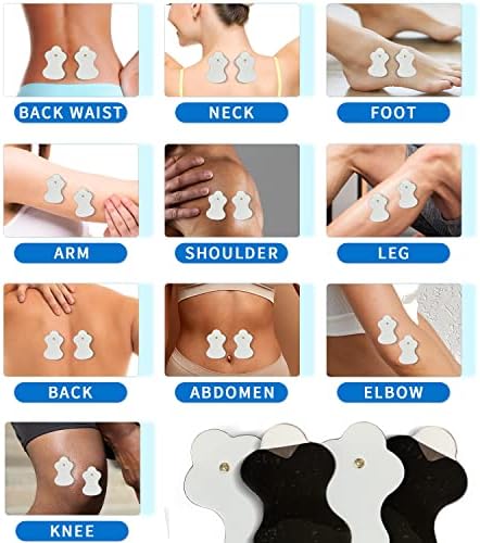 (24PCS) Compatible with Omron TENS Unit Replacement Pads Reusable Pads (not Omron Brand) 12 Pairs