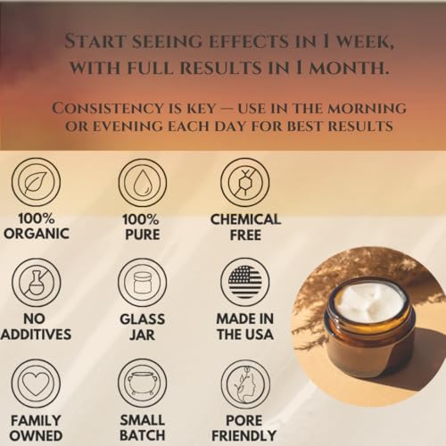 100% Grass-Fed Beef Tallow Balm, Moisturizing Cream with Manuka Honey, Beeswax & Olive Oil – Handmade All-Natural Skincare for Soft, Smooth Skin(2oz) (2oz, Vanilla)