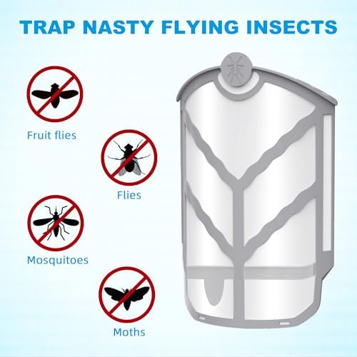 10 Pack Flying Trap Refills Compatible with zevo Flying Insect Trap Refill, Insect Replacement Kit for M364 M364A and Max Fully Compatible Size