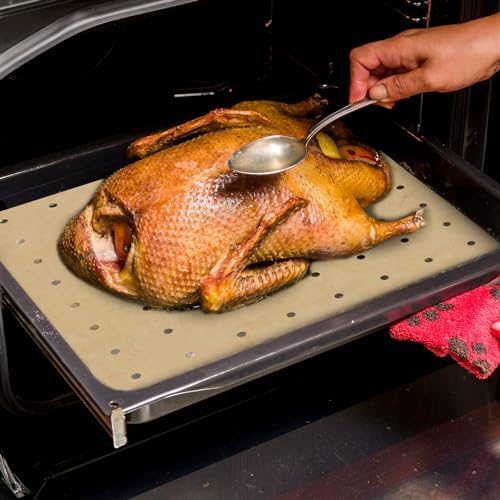 120 Sheets Air Fryer Oven Liners 11 x 12 Disposable Air Fryer Parchment Paper Liners Rectangle Non Stick Parchment Baking Paper Compatible with Ninja Foodi Air Fryer Toaster Ovens