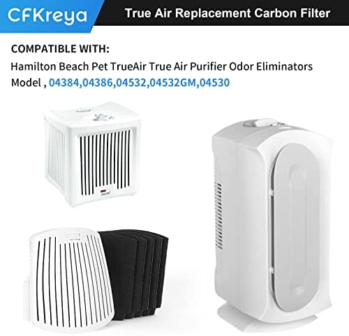 04383 True Air Replacement Filters Compatible with Hamilton Beach True Purifier Odor Eliminators Model 04383,04384,04530,04531 and 04532,10-Pack