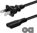 10FT 2 Prong AC Power Cord Compatible with Vizio Sound Bar System, Vizio E-M Series LED Smart TV