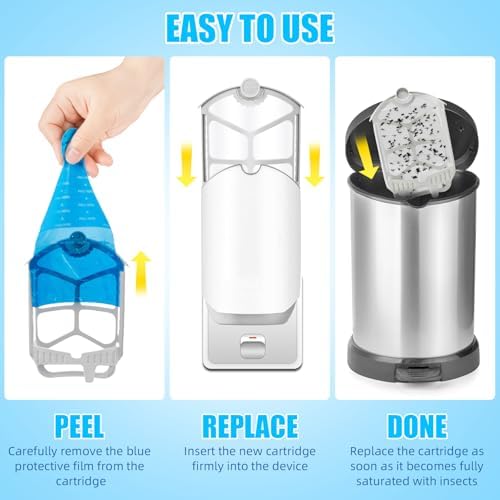 10 Pack Refill Cartridge Compatible with ZEVO M364 and Max Plug-in Light Replacement Cartridge Refills Kit Compatible with ZEVO Light M364 and Max