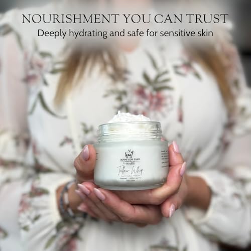 100% Grass-Fed Whipped Tallow Cream (100ml) - Handmade & Unscented Moisturizing Beef Balm for Ultra-Hydration, Safe for All, Men & Women - Beef Tallow For Skin Face and Body - 3.4oz