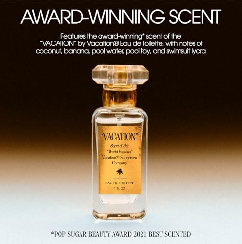 "VACATION" Shimmer Oil SPF 30 by Vacation, Shimmering Body Sunscreen, Water-Resistant, Enhances All Skin Tones, Dermatologist-Tested, Vegan, Travel Size, 2.9 Fl. Oz.