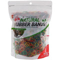 1 LB Rubber Bands Hair Band Soft Elastic Hair Accessories Braid Mini Hair Ties Stretchy Hair Ties No Damage Rubber Bands for Hair Made in Vietnam (Natural)
