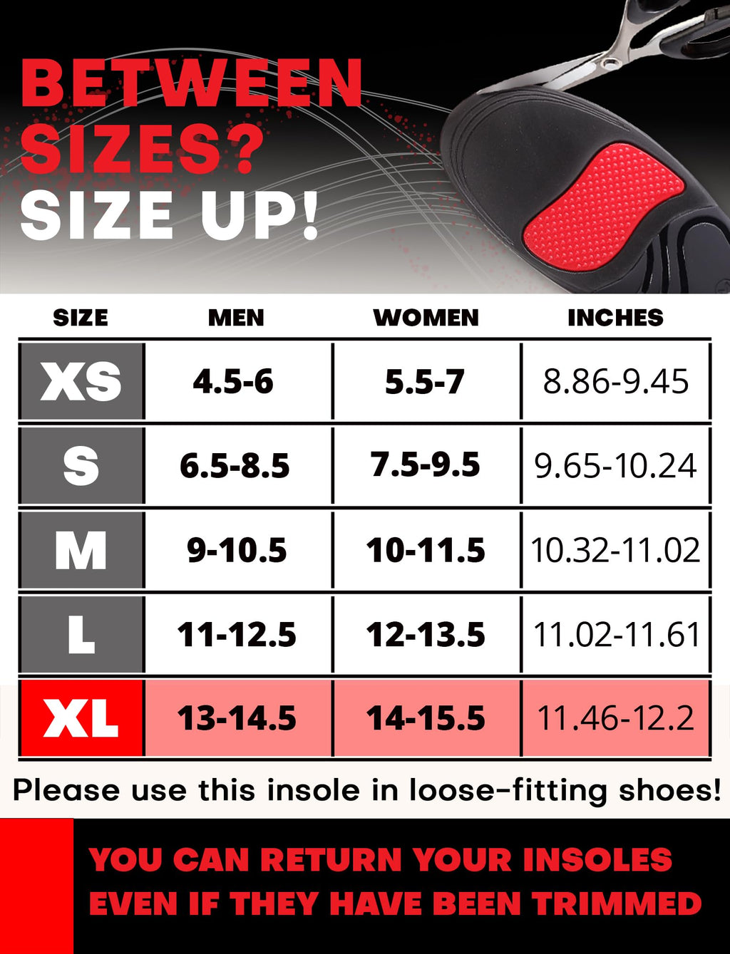 (Pro Grade) 220+ lbs Plantar Fasciitis High Arch Support Insoles Men Women - Orthotic Shoe Inserts for Arch Pain Relief - Boot Work Shoe Insole - Standing All Day Heavy Duty Support (Gray, XL)