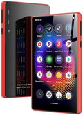 128GB MP3 Player with Bluetooth and WiFi，Music Video Player with Spotify Pandora,Amazon Music, 5" Touch Screen Android MP4 MP3 Player for Kids with Audible, YouTube, Spotify Kids,up to 256GB (Red)