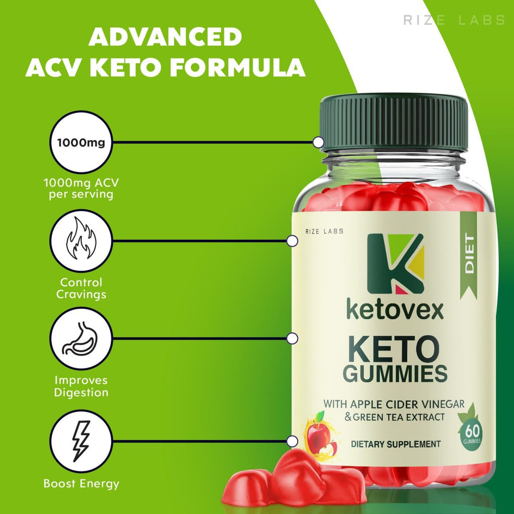 (5 Pack) Ketovex Keto BHB Gummies for Weight Loss, Ketovex BHB ACV Gummies Reviews, Ketovex ACV Advanced Formula Keto Vex BHB Gummy Gomitas Ketosis Carb Blocker (300 Gummies)