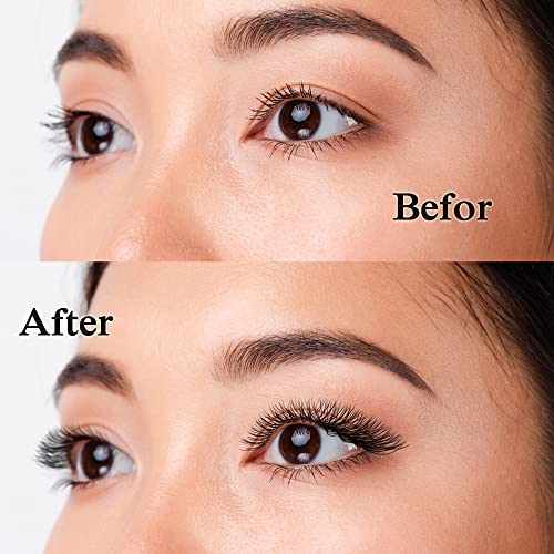12 Pack 10ml Empty Mascara Tube with Brush Wand, YITOU Refillable Eyelash Cream Container DIY Cosmetics Bottle for Castor Oil/Eyebrow Growth Serum/Coconut Oil, 12 Rubber Inserts, 2 Funnel, Black