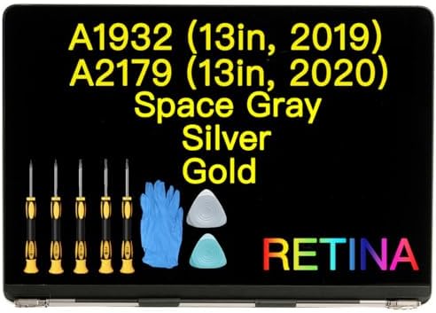 (Gold) for MacBook Air A1932 (13in, 2019) A2179 (13in, 2020) EMC (3184) (3302) Retina Full CFCC Display Assembly LED LCD Screen Replacement A+++