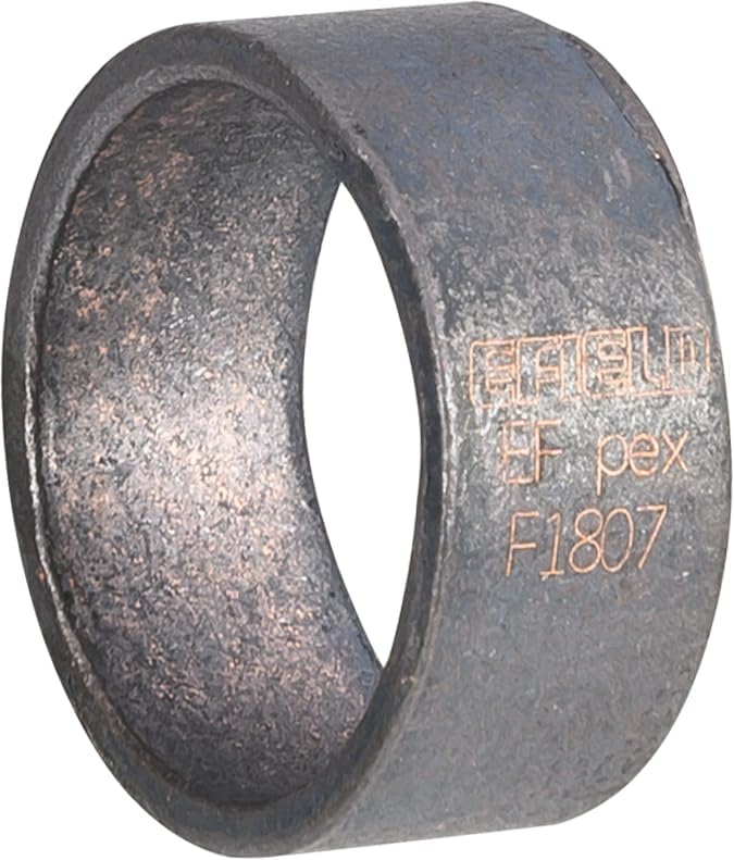 10-Pack EFIELD 1-inch Pex Copper Crimp Rings For Pex Pipe Connection,Black-Oxidized Surface Treatment For Corrosion Resistance