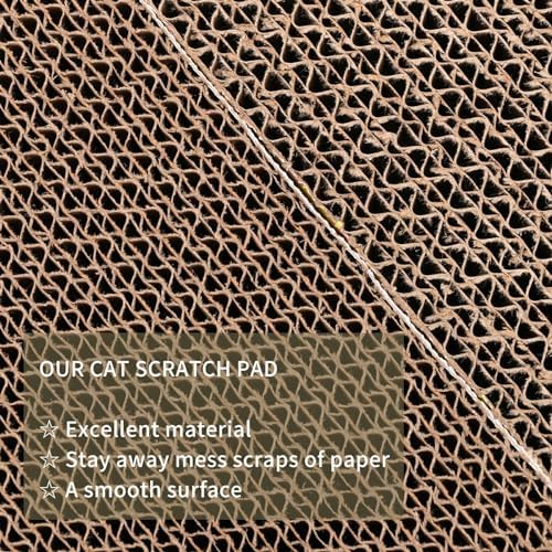 10 Packs cat Scratch pad Reversible Scratcher Cardboard for Indoor Cats Sleep Play and Grind Claws