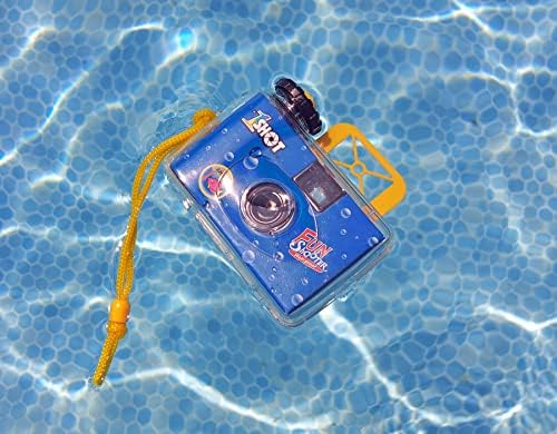 1 Shot Waterproof Disposable Camera – 35mm Underwater Camera – 27 Exposures – ASA/ISO400 Color Film – Single-Use Waterproof Camera for Vacation, Snorkeling, Watersports – 2-Pack